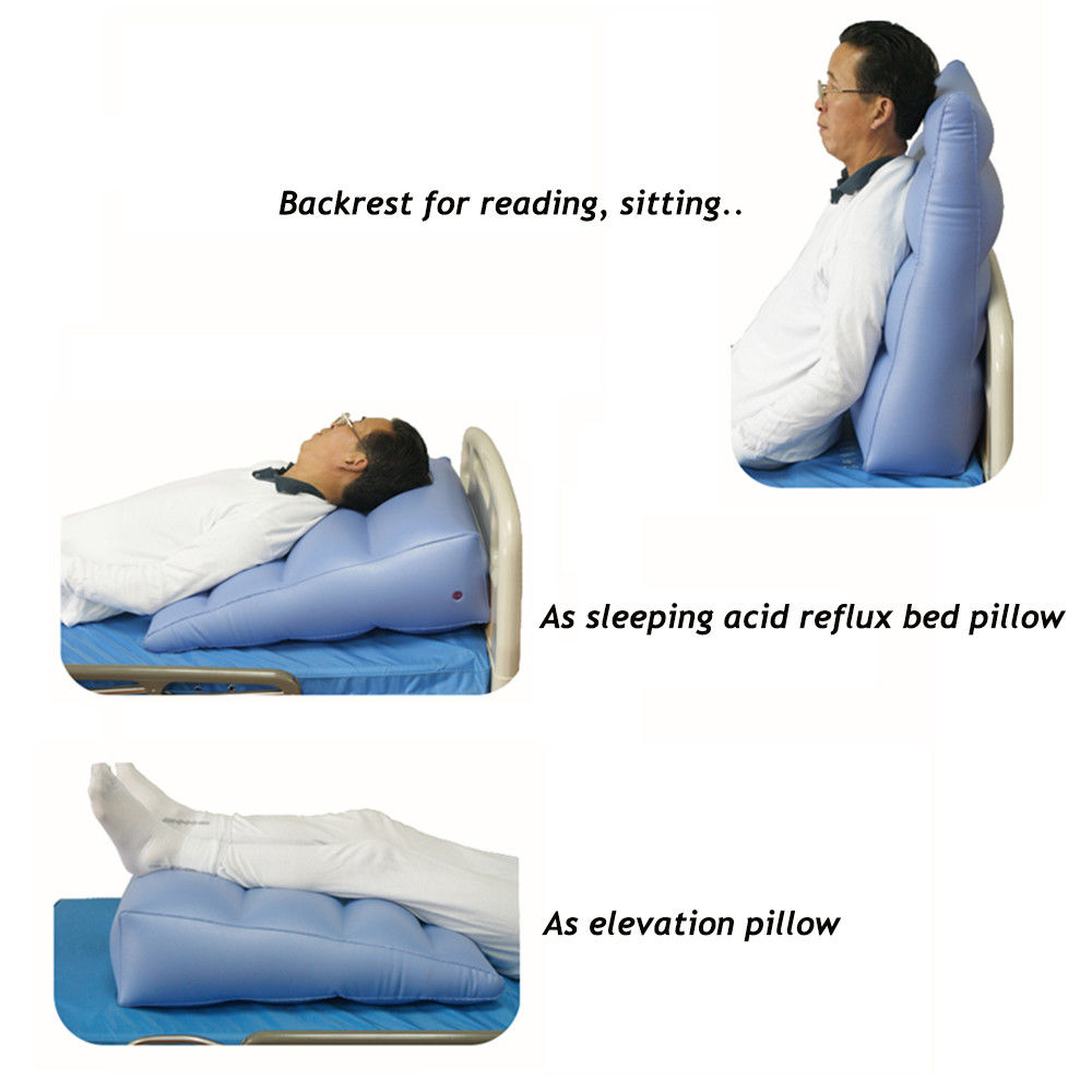 Leg Elevation Pillow, Inflatable Leg Rest Pillow Elevating for Sleeping  Reading