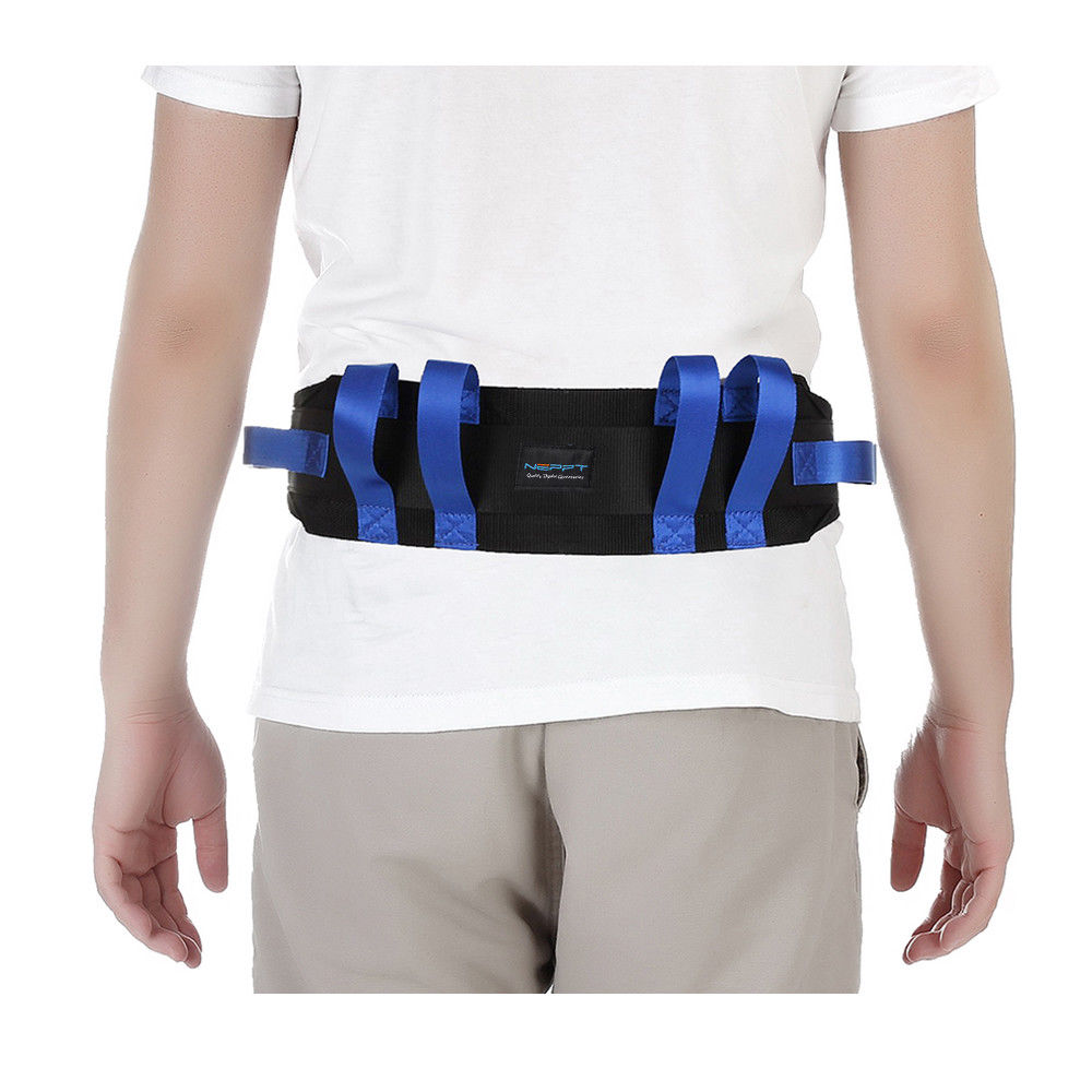 Gait Belt ,Transfer Belt for Transfer & Walking with 6 Hand Grips