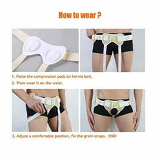 Load image into Gallery viewer, Inguinal Hernia Truss Belt for Men Single/Double Inguinal or Sports Hernia S
