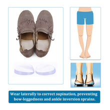 Load image into Gallery viewer, Orthopedic Insoles Shoe Inserts &amp; Lateral Heel Wedge Lift O/X Leg Silicone Pads
