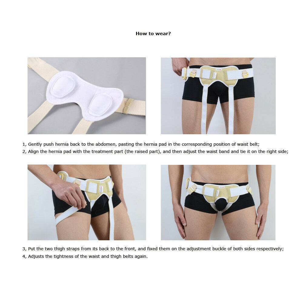 Hernia Truss Belt for Men Inguinal Single Double Sport After Hernia Surgery Belt