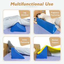 Load image into Gallery viewer, Wedge Pillow for Sleeping After Surgery Bed Foam Wedges Body Positioners Leg Elevation Incline Bolster 30 Degree Medical Triangle Positioning Pillow
