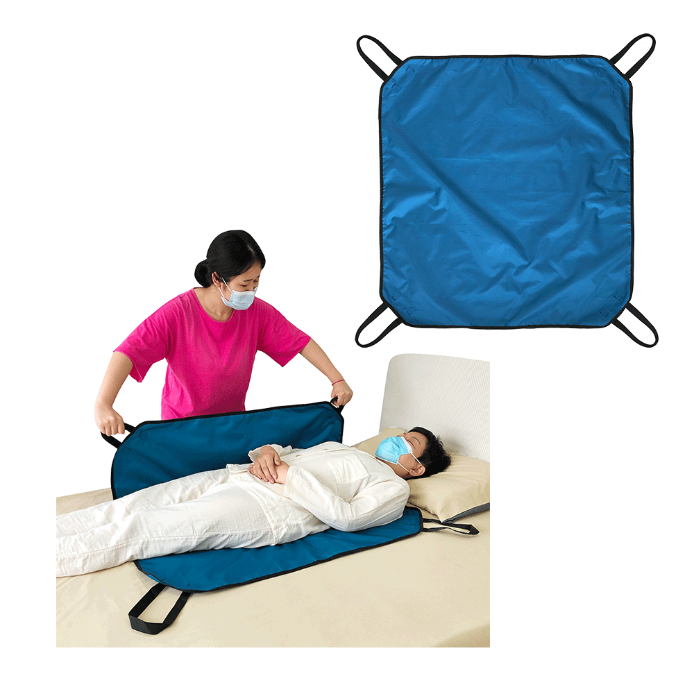 Transfer Board Slide Patient Lift Transfer Belts Lifting Seniors Disabled Positioning Pad Draw Sheet Hospital Bed Pads with Handles for Turning, Lifting & Repositioning (39